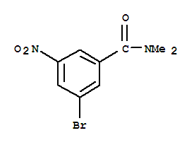 Structure of 3-bromo-N,N-dimethyl-5-nitrobenzamide