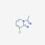 Structure of 8-Chloro-3-methyl-[1,2,4]triazolo[4,3-a]pyridine