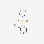 Structure of 1-(2-Bromophenylsulfonyl)pyrrolidine
