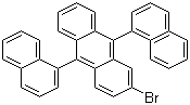 Structure of 2-Bromo-9,10-di-1-naphthalenylanthracene