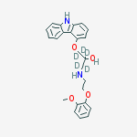 Structure of Carvedilol-d5