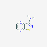 [1,2]thiazolo[4,5-b]pyrazin-3-amine结构式
