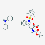 Structure of BOC-TRP(MTS)-OH DCHA