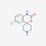 Structure of 6-CHLORO-1,2-DIHYDRO-2-OXOSPIRO[4H-3,1-BENZOXAZIN-4,4-PIPERIDINE]