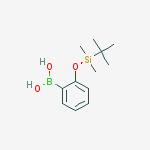 [2-[tert-butyl(dimethyl)silyl]oxyphenyl]boronic acid结构式
