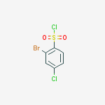 2-BROMO-4-CHLOROBENZENESULFONYL CHLORIDE结构式