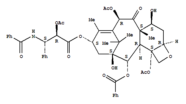 Structure of ACETYLTAXOL, 2-
