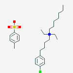 Structure of CLOFILIUM TOSYLATE