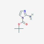 Structure of 2-amino-1-tert-butoxycarbonylimidazole