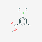 Structure of (3-(Methoxycarbonyl)-5-methylphenyl)boronic acid