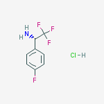 Structure of (S)-2,2,2-trifluoro-1-(4-fluorophenyl)ethanaMine hydrochloride