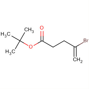 Structure of 4-Pentenoic acid, 4-bromo-, 1,1-dimethylethyl ester