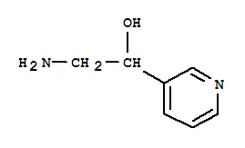 Structure of 2-AMINO-1-PYRIDIN-3-YL-ETHANOL