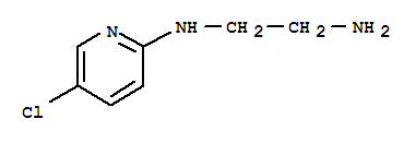 2-(2-Aminoethylamino)-5-chloropyridine结构式