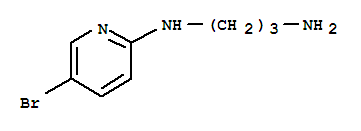 Structure of 1,3-Propanediamine, N1-(5-bromo-2-pyridinyl)-