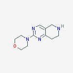 Structure of PYRIDO[4,3-D]PYRIMIDINE, 5,6,7,8-TETRAHYDRO-2-(4-MORPHOLINYL)-
