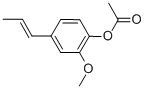 Structure of 1-ACETOXY-2-METHOXY-4-(1-PROPENYL)BENZENE