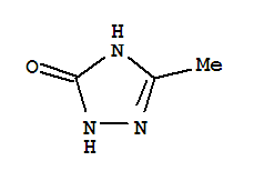 1H-1,2,4-triazol-3-ol, 5-methyl-结构式