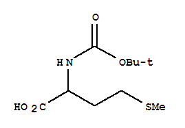 Structure of BOC-DL-MET-OH