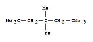 Structure of 2,2,4,6,6-pentamethylheptane-4-thiol
