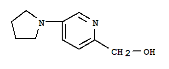 Structure of (5-Pyrrolidin-1-ylpyrid-2-yl)methanol