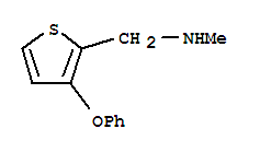 Structure of N-METHYL-(3-PHENOXYTHIEN-2-YL)METHYLAMINE