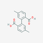 Structure of 5,5'-dimethylbiphenyl-2,2'-dicarboxylic acid