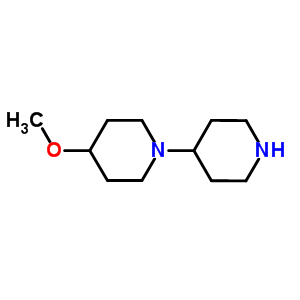 4-甲氧基-1,4'-双哌啶结构式