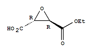 2,3-OXIRANEDICARBOXYLIC ACID MONOETHYL ESTER,(2R,3R)-结构式