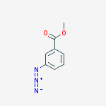 Benzoic acid, 3-azido-, methyl ester结构式