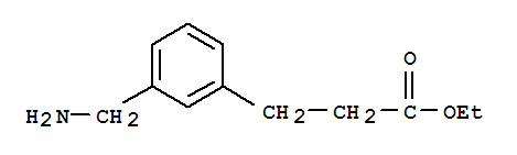 ETHYL 3-(3-(AMINOMETHYL)PHENYL)PROPANOATE结构式