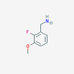 (2-FLUORO-3-METHOXYPHENYL)METHANAMINE结构式