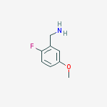 2-FLUORO-5-METHOXY-BENZYLAMINE结构式