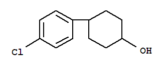Chemical structure of 4-(4-Chlorophenyl)cyclohexanol