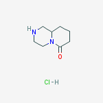 Hexahydro-1H-pyrido[1,2-a]pyrazin-6(2H)-one hydrochloride结构式