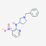 Structure of (1-Benzyl-pyrrolidin-3-yl)-(3-nitro-pyridin-2-yl)-aMine