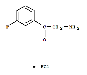 Structure of 3-Fluorophenacylamine hydrochloride
