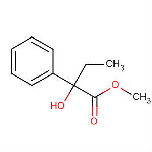 Structure of benzenebutanoic acid, α-hydroxy-, methyl ester