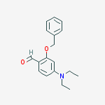Structure of 2-Benzyloxy-4-diethylaminobenzaldehyde