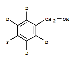 Structure of 4-FLUOROBENZYL-2,3,5,6-D4 ALCOHOL