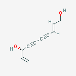 Structure of (S,E)-Deca-2,9-diene-4,6-diyne-1,8-diol