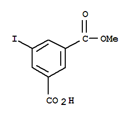 Structure of 5-IODO-MONO-METHYL ISOPHTHALATE