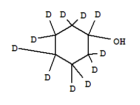 Chemical structure of CYCLOHEXAN-D11-OL