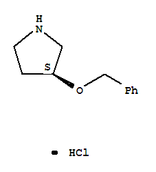 Structure of (S)-3-BENZYLOXY-PYRROLIDINE HYDROCHLORIDE