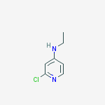Structure of 2-chloro-N-ethyl-4-Pyridinamine