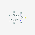 Structure of 4,5,6,7-tetradeuterio-1,3-dihydrobenzimidazole-2-thione