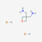Structure of 3,3-Oxetanedimethanamine dihydrobromide