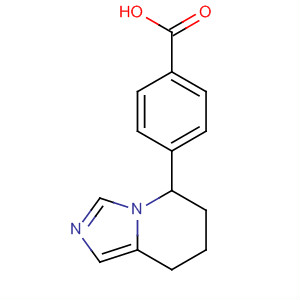 Structure of Benzoic acid, 4-(5,6,7,8-tetrahydroimidazo[1,5-a]pyridin-5-yl)-