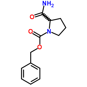 Structure of BENZYL 2-CARBAMOYLPYRROLIDINE-1-CARBOXYLATE