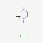 Structure of 1,2,2-Trimethylpiperazine hydrochloride